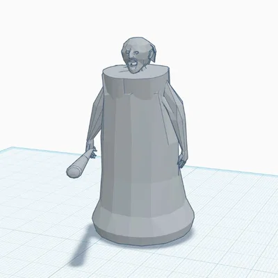 Mô hình 3D nhân vật Granny kinh dị - Phiên bản in tối ưu