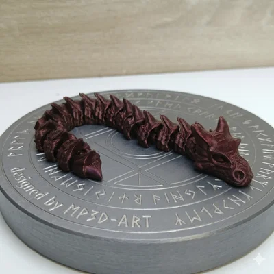 Rồng Wyrm V2 Linh Hoạt - In Liền Khối
