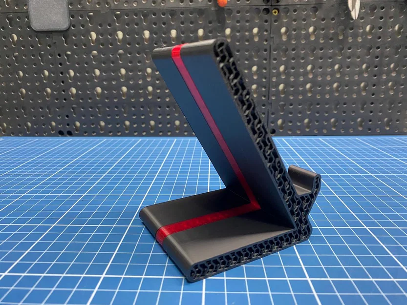 Đế giữ điện thoại 3D hiện đại, tối giản cho bàn làm việc - Image 2