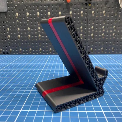 Đế giữ điện thoại 3D hiện đại, tối giản cho bàn làm việc