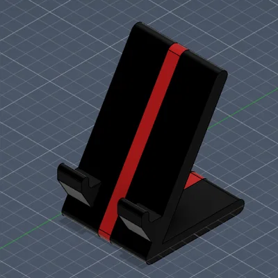 Đế giữ điện thoại 3D hiện đại, tối giản cho bàn làm việc