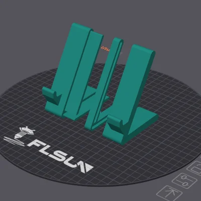 Đế giữ điện thoại 3D hiện đại, tối giản cho bàn làm việc 5