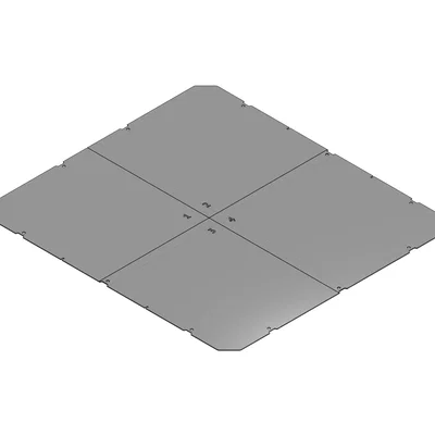 Prusa CORE One L Buffer Plate (sẵn sàng để in)