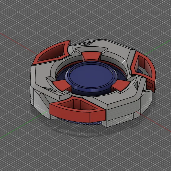 Mô hình Beyblade X Fafnir Vanish - Tự thiết kế và in 3D cực chất - Image 1