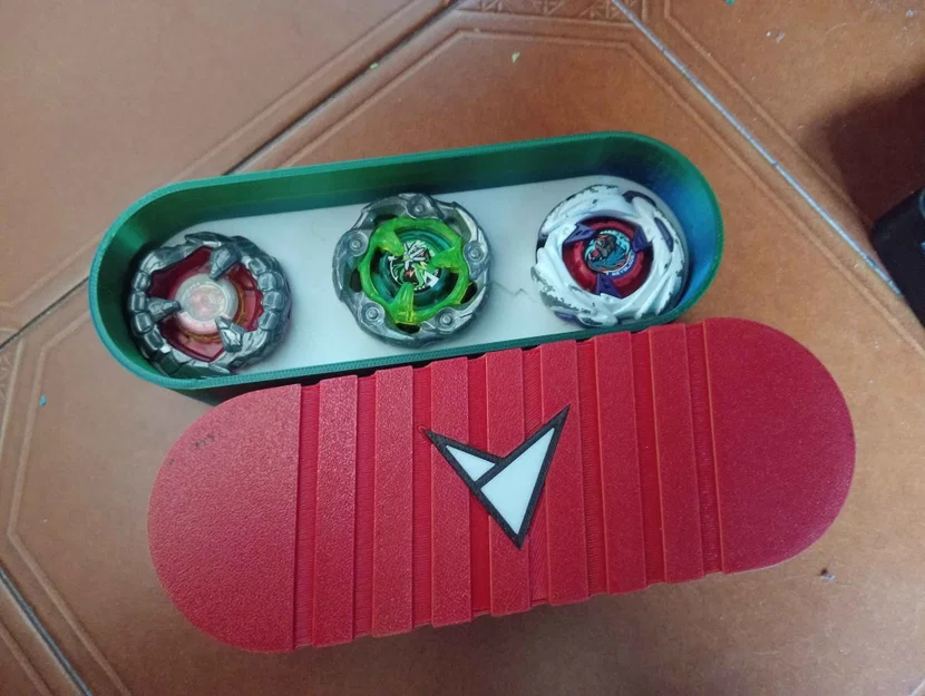 Hộp đựng Beyblade 3 ngăn phong cách - Ghost Logo Bey Carrier - Image 3