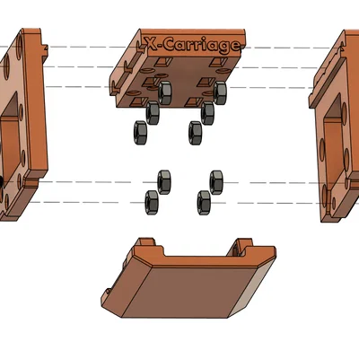 Anet AM8 BLV Gantry Adapter Hero Me Gen 7 Release 4 (HMG7.4)