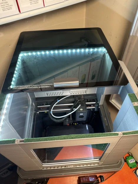 Elegoo CC-1 CANVAS Topper_Vents_Sliding Glass Top (Nắp thông gió trượt) - Image 5