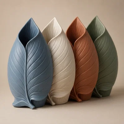 Mẫu bình hoa lá Gyeol Vase độc đáo cho không gian sống