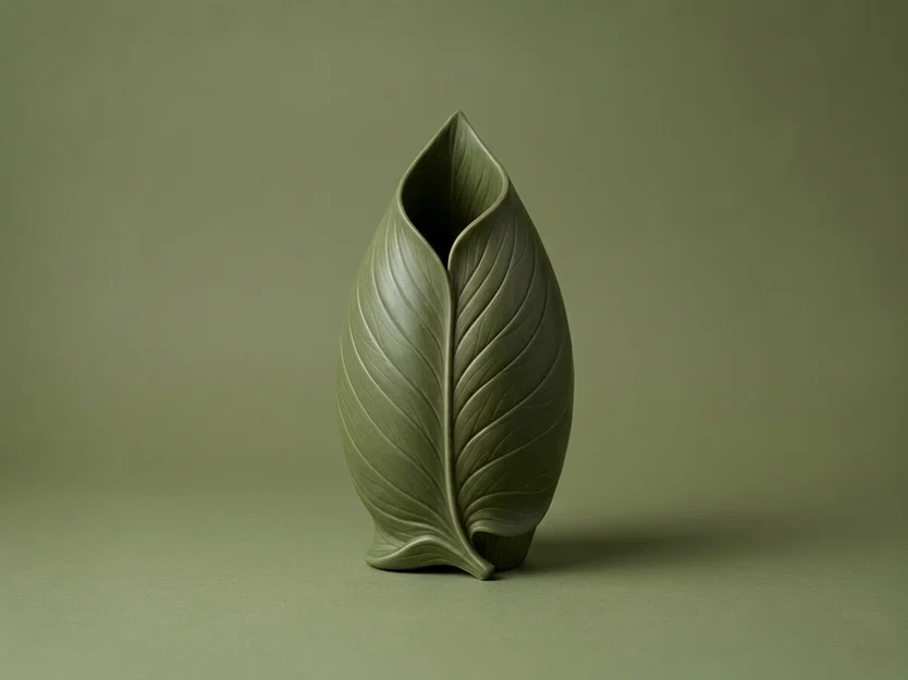 Mẫu bình hoa lá Gyeol Vase độc đáo cho không gian sống - Image 2
