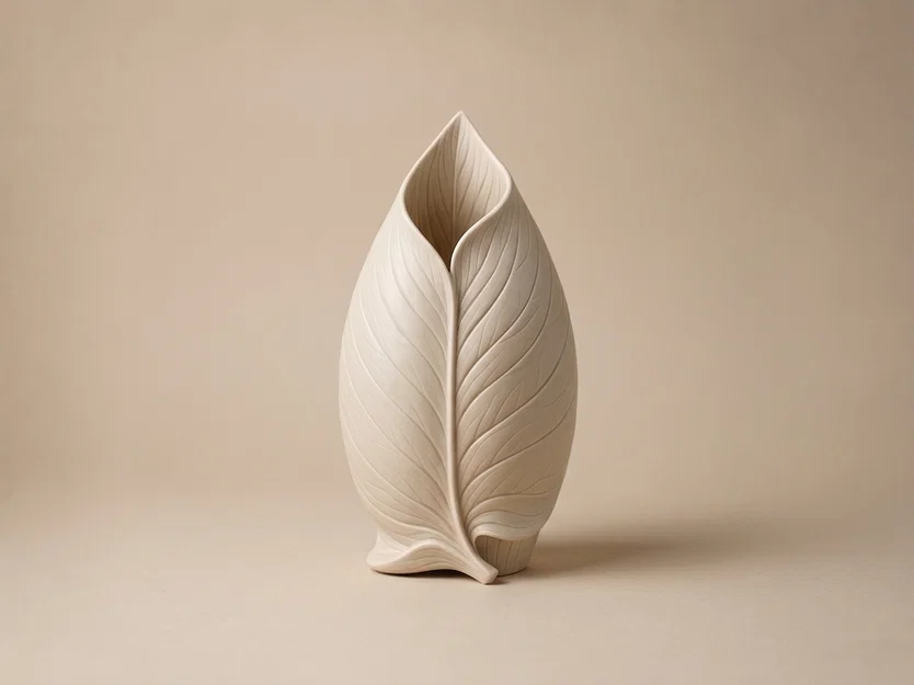 Mẫu bình hoa lá Gyeol Vase độc đáo cho không gian sống - Image 3