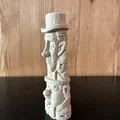 Tượng Totem Bộ Lạc Laurel & Hardy - Thumbnail 3