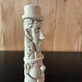 Tượng Totem Bộ Lạc Laurel & Hardy - Thumbnail 5