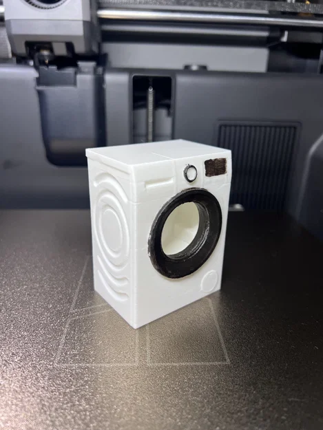 Mô hình máy giặt Bosch mini cho nhà búp bê (File in 3D) - Image 1
