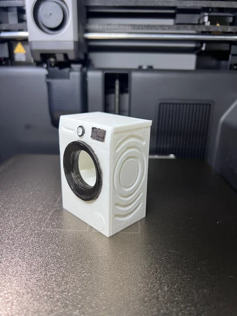 Mô hình máy giặt Bosch mini cho nhà búp bê (File in 3D) - Image 2