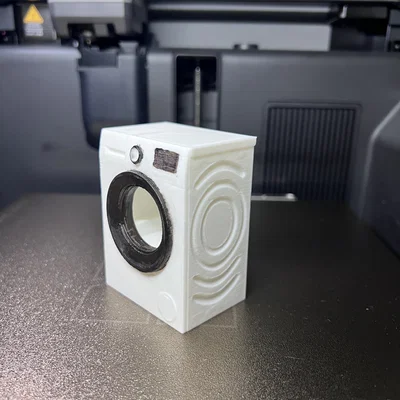 Mô hình máy giặt Bosch mini cho nhà búp bê (File in 3D)