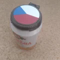 Biểu tượng Cộng hòa Séc in 3D cho nắp lon bia, lon nước ngọt - Thumbnail 1