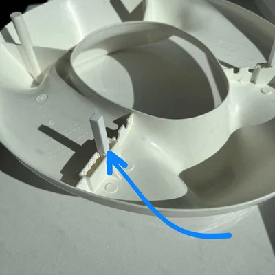 Chốt khóa cố định bệ ngồi toilet cho trẻ em