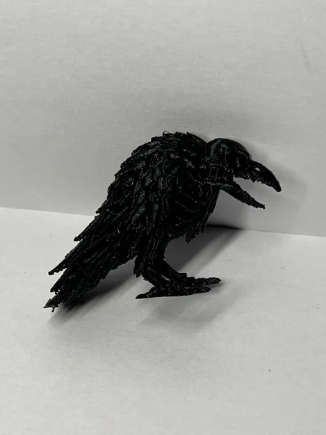 Quạ Bộ Xương Rùng Rợn (Creepy Skeleton Crow) - Image 2
