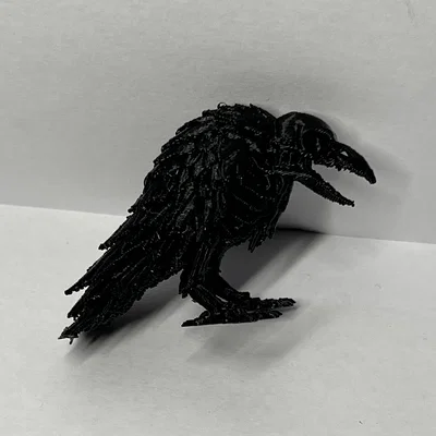 Quạ Bộ Xương Rùng Rợn (Creepy Skeleton Crow)
