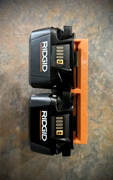 Giá đỡ đôi cho pin RIDGID 18V có độ vát - Image 6