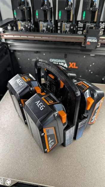 Tay cầm cho giá đỡ pin đôi 18V AEG/RIDGID (Bộ caddy chứa 4 pin) - Image 4