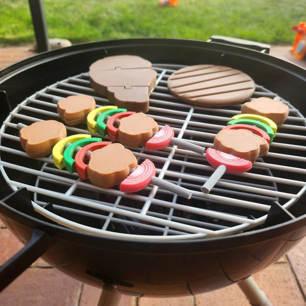 Shashlik Skewers – Bộ Đồ Chơi Nướng Thịt BBQ Nhiều Màu - Image 3