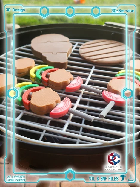 Shashlik Skewers – Bộ Đồ Chơi Nướng Thịt BBQ Nhiều Màu - Image 5