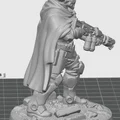 Oath Sword Bastion Knight quỳ với súng phun lửa - Thumbnail 2
