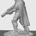 Oath Sword Bastion Knight quỳ với súng phun lửa - Thumbnail 3