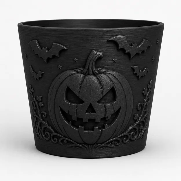 Mẫu Chậu Cây Halloween In 3D Trang Trí Nhà Cửa Độc Đáo - Image 1