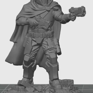 Mô hình Oath Sword Bastion Knight với 2 khẩu súng lục 2