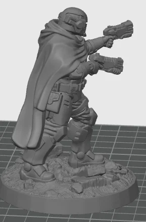 Mô hình Oath Sword Bastion Knight với 2 khẩu súng lục 2 - Image 2