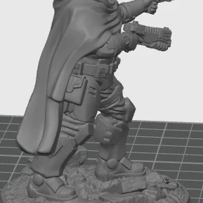 Mô hình Oath Sword Bastion Knight với 2 khẩu súng lục 2