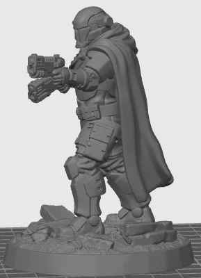 Mô hình Oath Sword Bastion Knight với 2 khẩu súng lục 2 - Image 3
