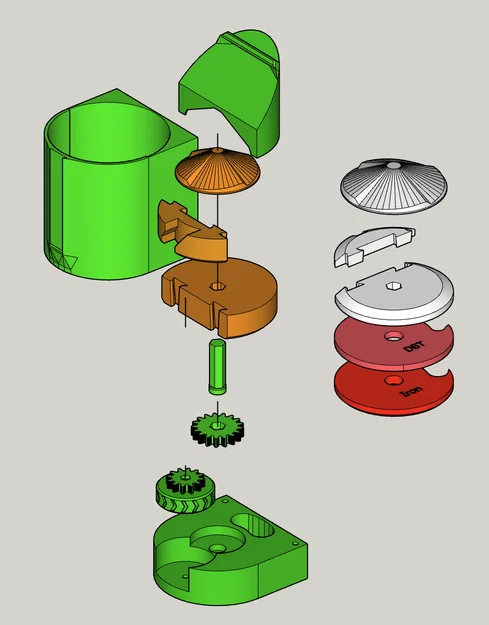 Bộ phân phối thực phẩm bổ sung / viên uống (Pill Dispenser) - Image 2