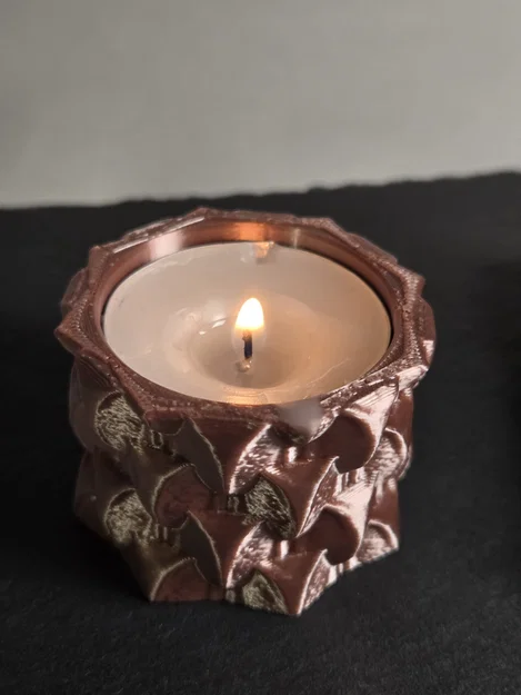 Bộ phụ kiện để bàn Vảy Rồng — Bật lửa & Đế nến - Image 4