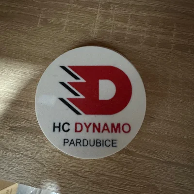 Miếng lót ly 3D logo HC Dynamo Pardubice độc đáo cho fan hâm mộ