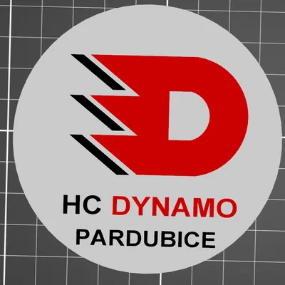 Đế lót ly HC Dynamo Pardubice - Tối ưu cho đầu in 0.4mm