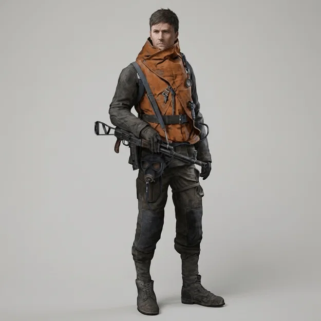 Mô hình 3D nhân vật Artyom trong Metro 2033 - Image 1
