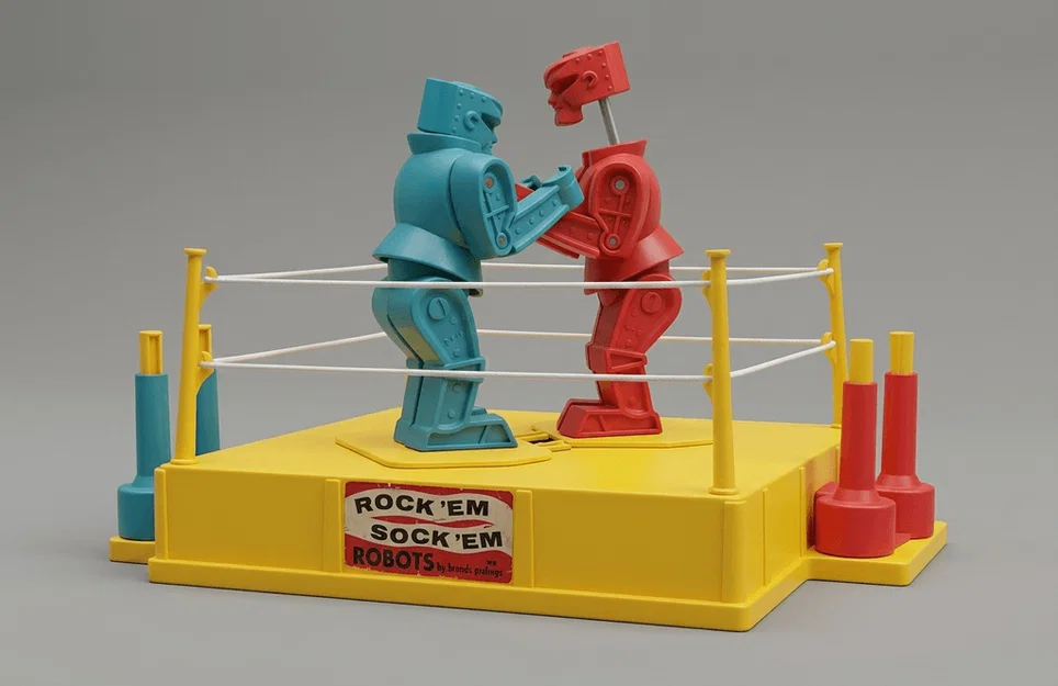 Mô hình in 3D Rock 'Em Sock 'Em Robots 1964 cổ điển - Image 1