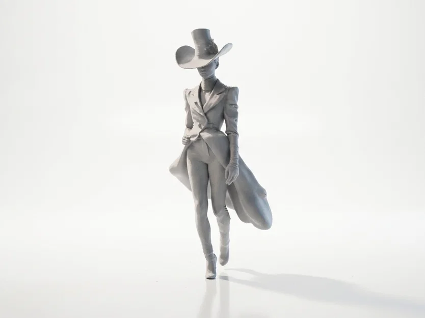 Mô hình 3D tượng nữ Fashion Icon thanh lịch - Image 1
