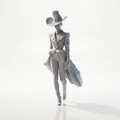 Mô hình 3D tượng nữ Fashion Icon thanh lịch - Thumbnail 1