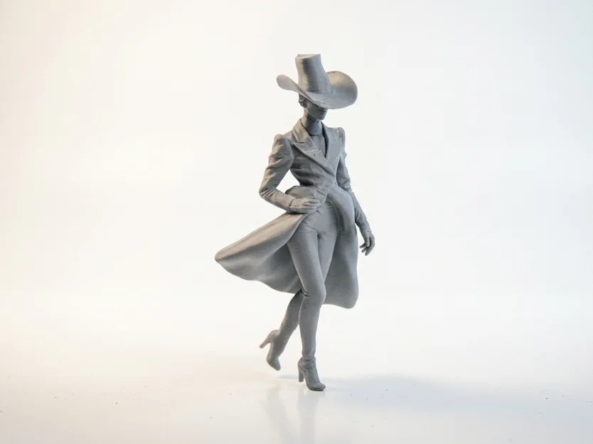 Mô hình 3D tượng nữ Fashion Icon thanh lịch - Image 2