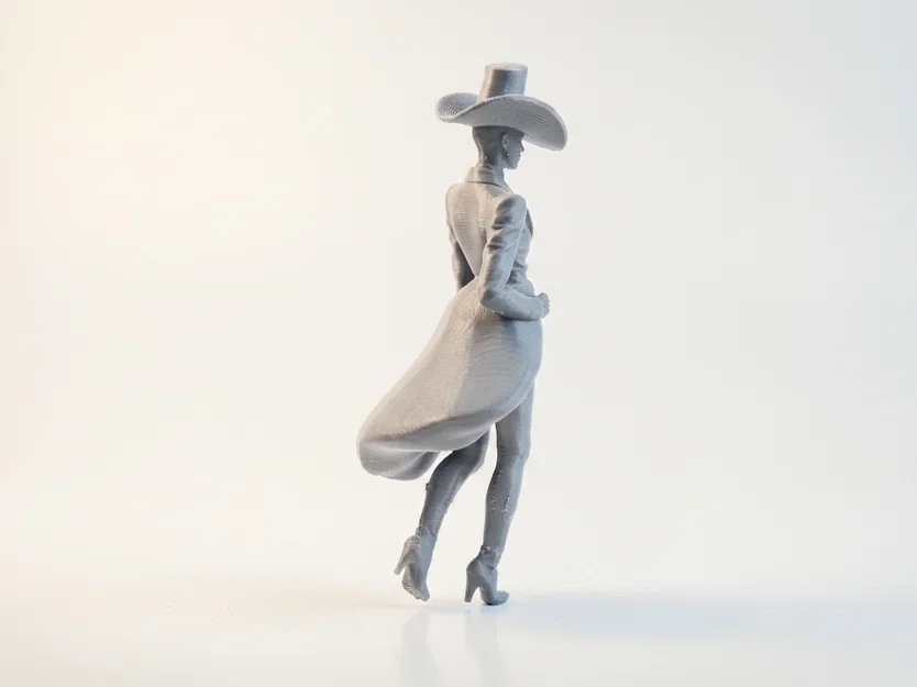 Mô hình 3D tượng nữ Fashion Icon thanh lịch - Image 3