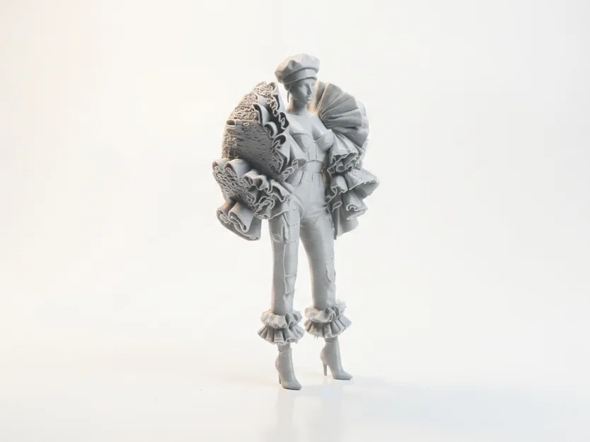 Mô hình in 3D Quý cô thời thượng - Fashionista Lady Figurine - Image 2