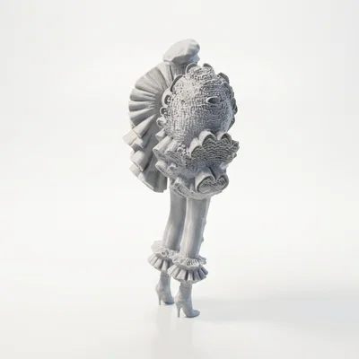 Mô hình in 3D Quý cô thời thượng - Fashionista Lady Figurine