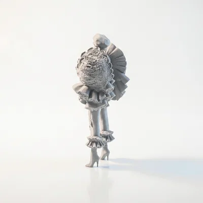 Mô hình in 3D Quý cô thời thượng - Fashionista Lady Figurine