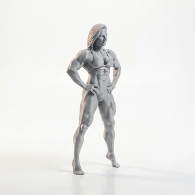 Mô hình tượng nữ vận động viên thể hình in 3D