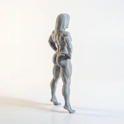 Mô hình tượng nữ vận động viên thể hình in 3D