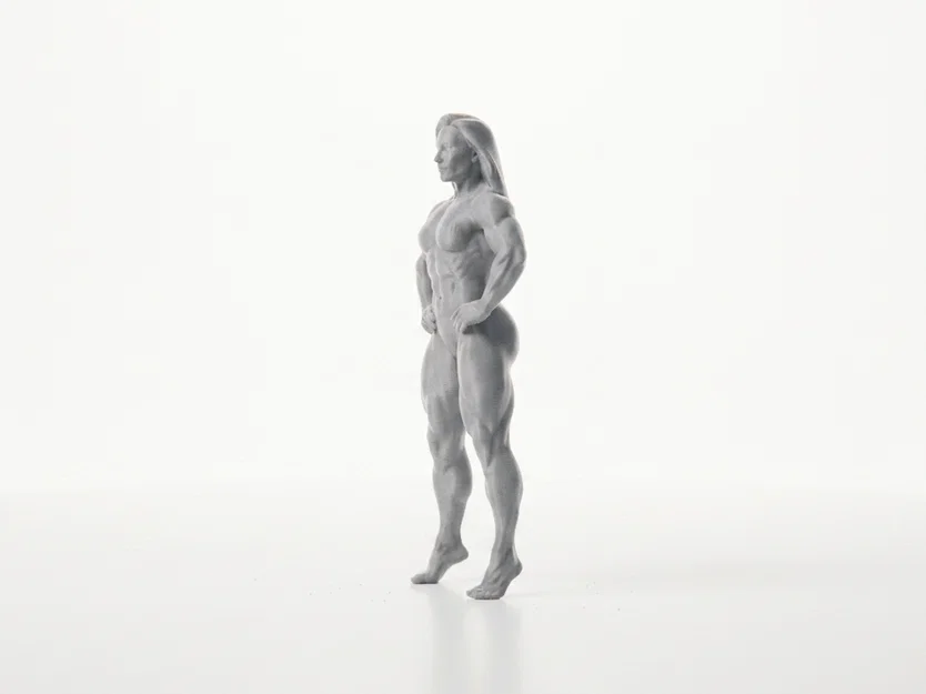 Mô hình tượng nữ vận động viên thể hình in 3D - Image 4